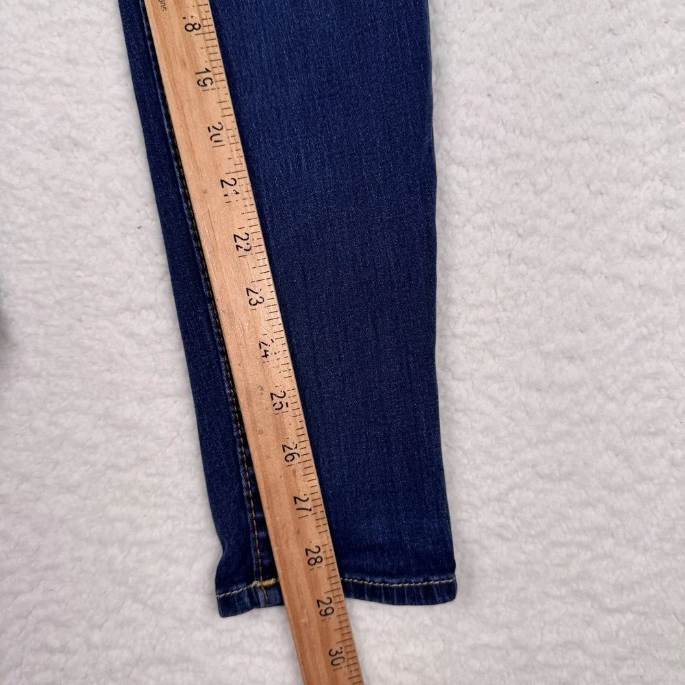 True Religion‎ Jeans Women 29 Casey Skinny Stretch Dark Wash USA Made Blue Denim